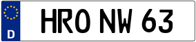 Truck License Plate